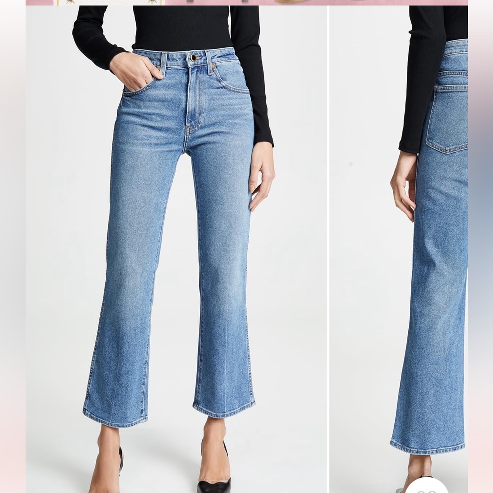 KHAITE Vivian Blue Denim Jeans s 26